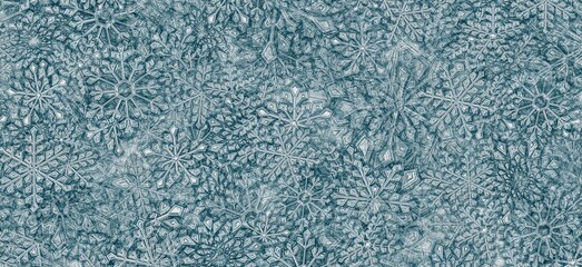 blue snowflakes texture