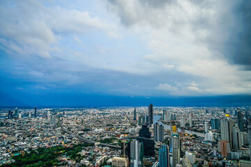 Fototapeta na wymiar バンコクの高層ビル群のイメージ（タイ王国）