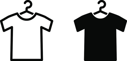  t-shirt hanger icon 
