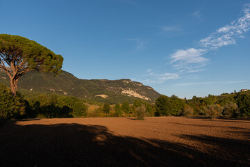Panorama of Pesche, village in the province of Isernia, in Molise