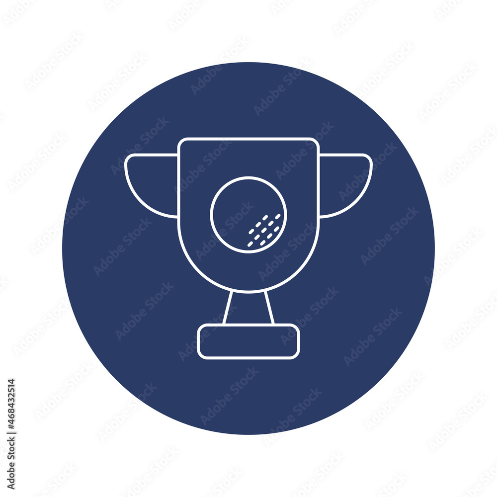 Canvas Prints golf sports award cup icon