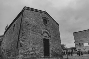 San Gimignano. The church of San Pietro in Forliano