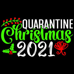 Fototapeta na wymiar quarantine Christmas 2021