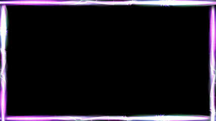 Stream display tech cyber interface overlays. Picture frame on isolated background. Blurred border texture overlay for banner or cover.