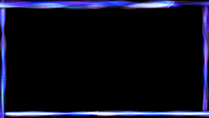 Stream display tech cyber interface overlays. Picture frame on isolated background. Blurred border texture overlay for banner or cover.