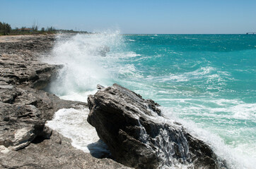 Grand Bahama Island Powerful Waves