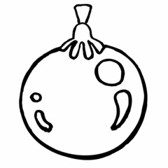 christmas icon set with snowflakes, hats, star, christmas tree, balls, orange, sock, gift, drink and garlands. Vector icons for business and holidays