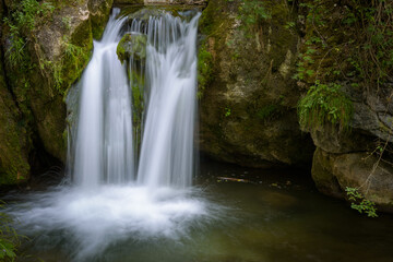 Fototapeta na wymiar Myra Falls waterfalls, Muggendorf, Lower Austria, Austria