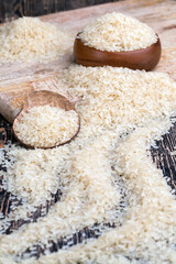 uncooked steamed rice for better taste and quality