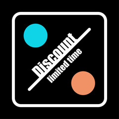 Discount White Cyan Orange