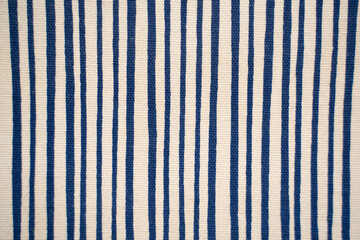 white and dark blue stripped woven fabric texture background