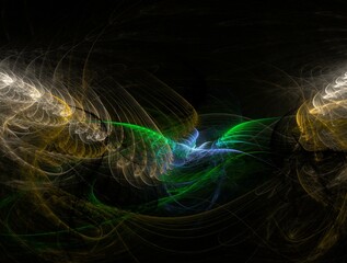 Imaginatory fractal abstract background Image