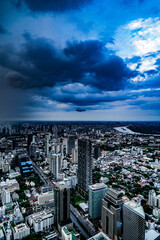 バンコクの高層ビル群のイメージ（タイ王国）