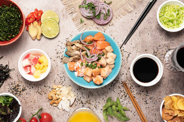 poke bowl traditional Hawaiian food