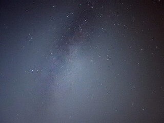 Obraz premium Milchstraße im Nachthimmel