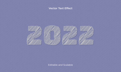 thread 2022 editable text effect template