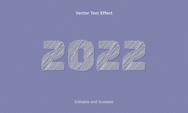 thread 2022 editable text effect template
