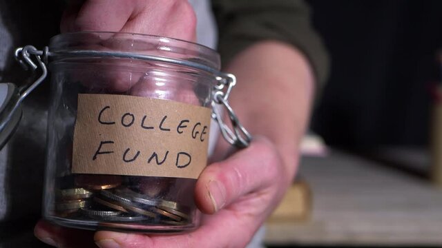 Checking savings in fund for college future