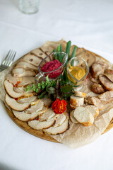 grilled chicken with vegetables