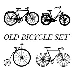 Fototapeta na wymiar set of bicycles