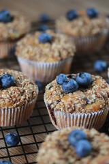 blueberry muffins with blueberries