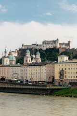 Fototapeta na wymiar Salzburg city landscape