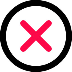 Obraz premium red and white cross