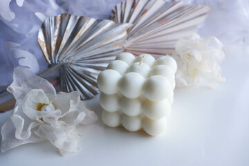 interior candle handmade from natural soy wax 