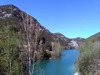 lake of scanno in scanno gran sasso d'italia abruzzo