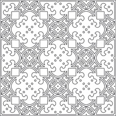 Repeating geometric tiles from striped elements.Modern geometric background with abstract shapes.Monochromatic Repeating Patterns.black and white striped pattern for design.