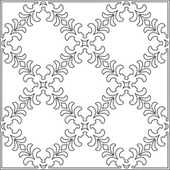 Repeating geometric tiles from striped elements.Modern geometric background with abstract shapes.Monochromatic Repeating Patterns.black and white striped pattern for design.