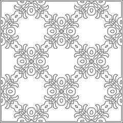 Repeating geometric tiles from striped elements.Modern geometric background with abstract shapes.Monochromatic Repeating Patterns.black and white striped pattern for design.