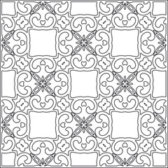 Repeating geometric tiles from striped elements.Modern geometric background with abstract shapes.Monochromatic Repeating Patterns.black and white striped pattern for design.