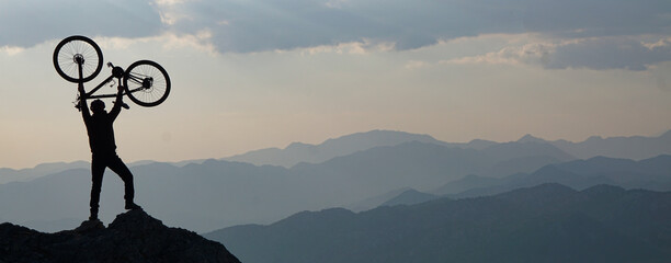 time clouds over mountain