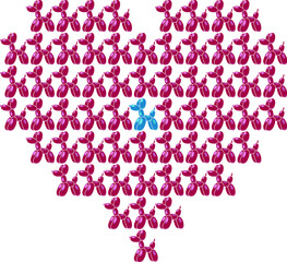 Poodle dog in my heart