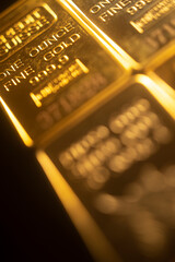 Gold bullion ingot bar