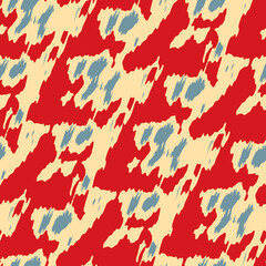 Mottled marine blue red yellow seamless texture. Modern retro swim wear fashion allover print. Memphis style masculine grunge abstract background. High quality jpg swatch.