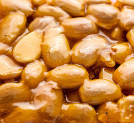 Traditional Christmas dessert in Spain, Portugal, and Italy made of honey, sugar and toasted almonds
