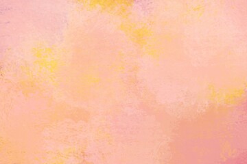 abstract peachy watercolor background, acrylic tender wallpaper with paint strokes and smears, light orange  grunge backdrop, powder pink and yellow pastel art