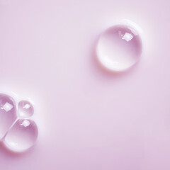 transparent, Colorful water droplets, water drop objects