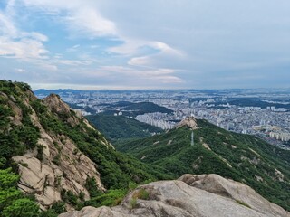 view from the mountain