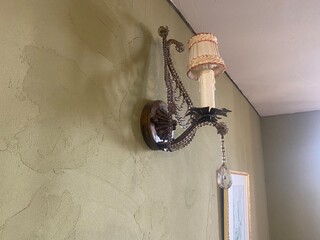 chandelier in the hotel