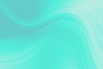 Fototapeta premium green and blue abstract background, turquoise minimalistic wallpaper with curved lines, minimalistic art for decoration 