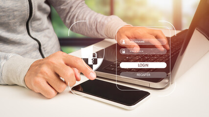 User login,identification information security,encryption, secure access to user's personal information, secure Internet access,cybersecurity are all terms used to describe the cyber security concept