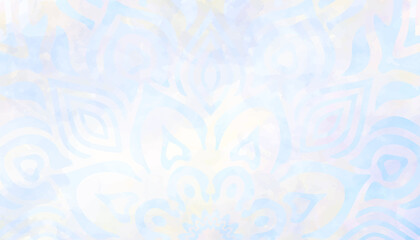 Vector watercolor texture with pattern. Brushstrokes and splashes. Watercolour banner. Hand painted watercolor background for cards, flyer, poster, brochure, and cover design template.
