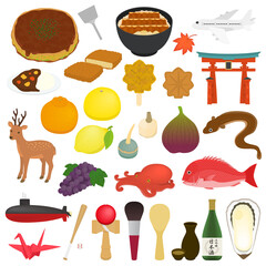 広島の名物のイラスト