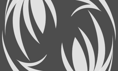 black and white background with a collection of sharp waves