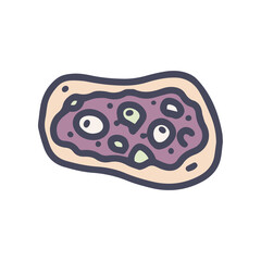 huarache color vector doodle simple icon design