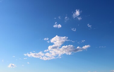 秋空　雲　風景