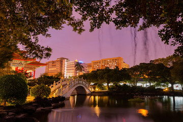 Night view of the National Concert Hall